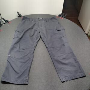 LA Police Gear LAPG Men's Core Cargo Tactical Pants Grey Ripstop Workwear 38x32